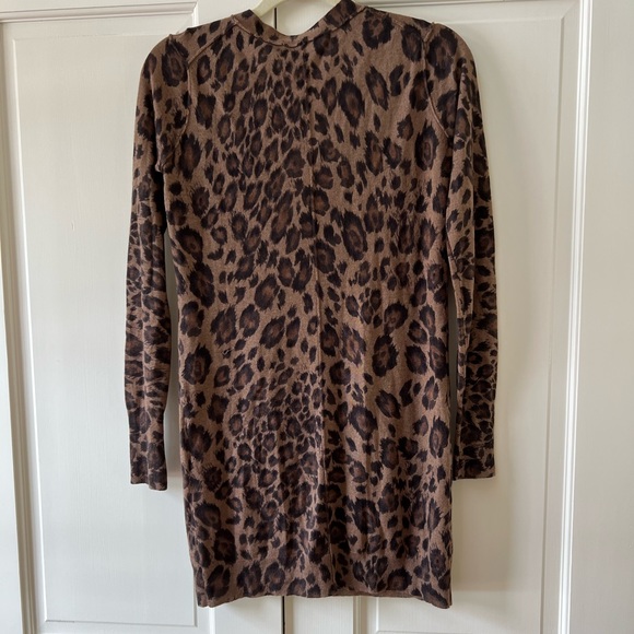 Rebecca Taylor Silk / Cashmere leopard cardigan - Picture 4 of 9